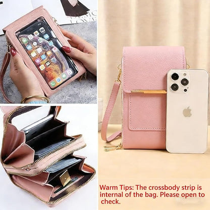 Crossbody Phone Bag | RFID Blocking & Waterproof Pocket | Fits 6.7" Phones