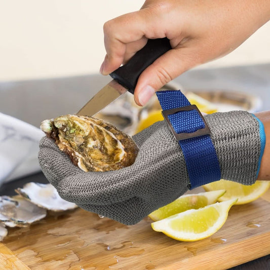 Cut-Resistant Work Gloves | Superior Cut Protection | Stainless Steel Mesh | Comfortable Fit