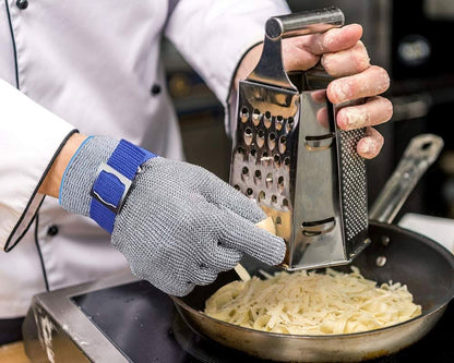 Cut-Resistant Work Gloves | Superior Cut Protection | Stainless Steel Mesh | Comfortable Fit