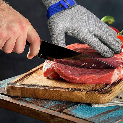 Cut-Resistant Work Gloves | Superior Cut Protection | Stainless Steel Mesh | Comfortable Fit