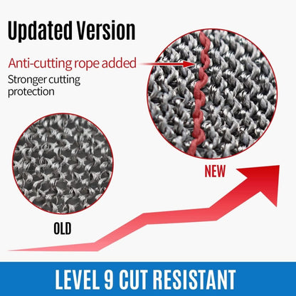 Cut-Resistant Work Gloves | Superior Cut Protection | Stainless Steel Mesh | Comfortable Fit