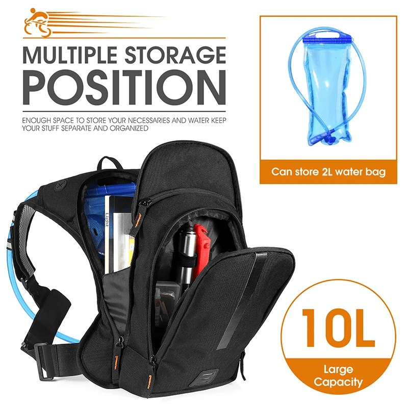 Cycling Hydration Backpack | Ultralight with Integrated Reservoir | 10L Capacity