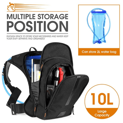 Cycling Hydration Backpack | Ultralight with Integrated Reservoir | 10L Capacity