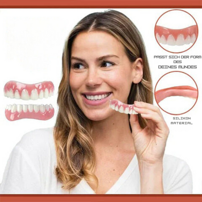 Denture Set | Biocompatible Silicone Prosthesis | Natural-Looking Teeth | Comfortable Fit