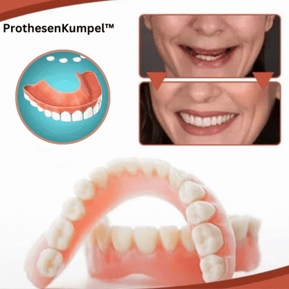 Denture Set | Biocompatible Silicone Prosthesis | Natural-Looking Teeth | Comfortable Fit