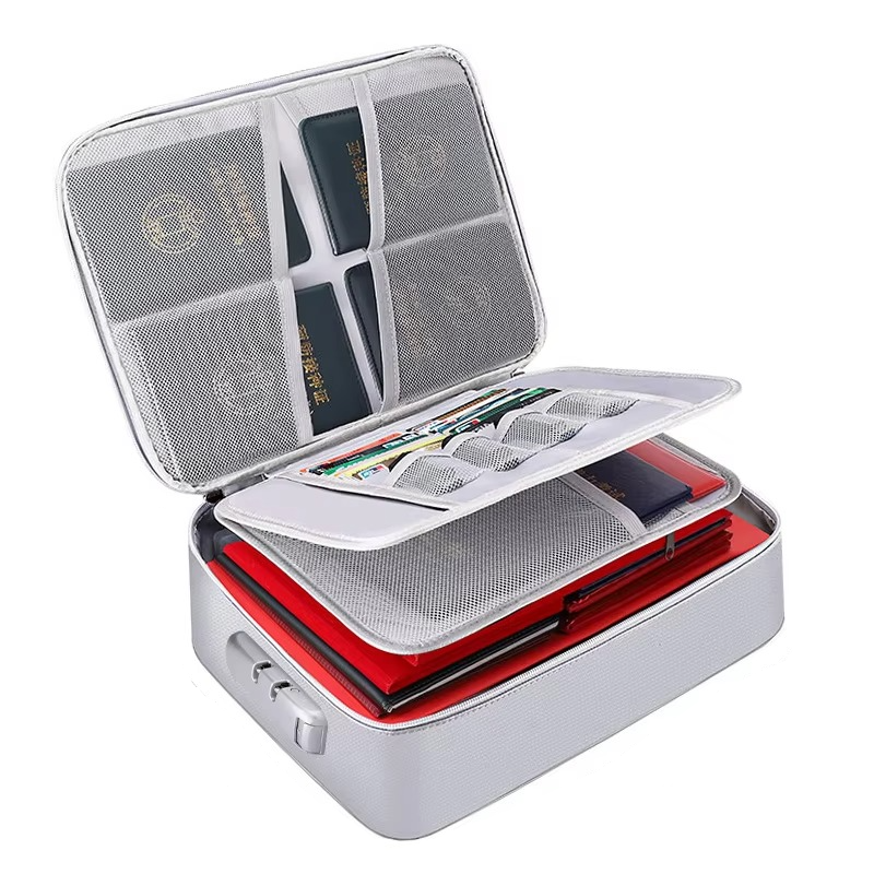 Document Organizer Bag | Fireproof & Waterproof | Fits US Letter