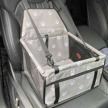 Dog Car Seat | Elevated Booster Seat for Small to Medium Dogs | Waterproof Fabric & Anti-Slip Base