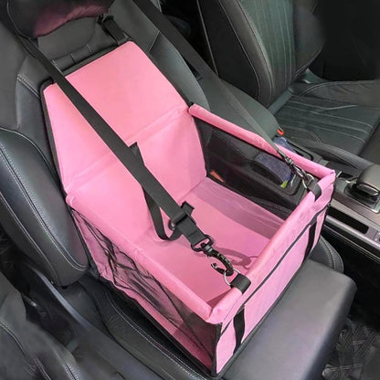 Dog Car Seat | Elevated Booster Seat for Small to Medium Dogs | Waterproof Fabric & Anti-Slip Base