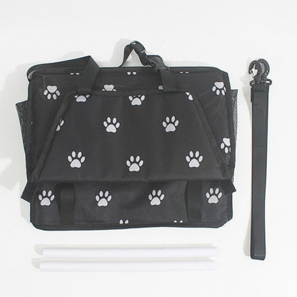 Dog Car Seat | Elevated Booster Seat for Small to Medium Dogs | Waterproof Fabric & Anti-Slip Base