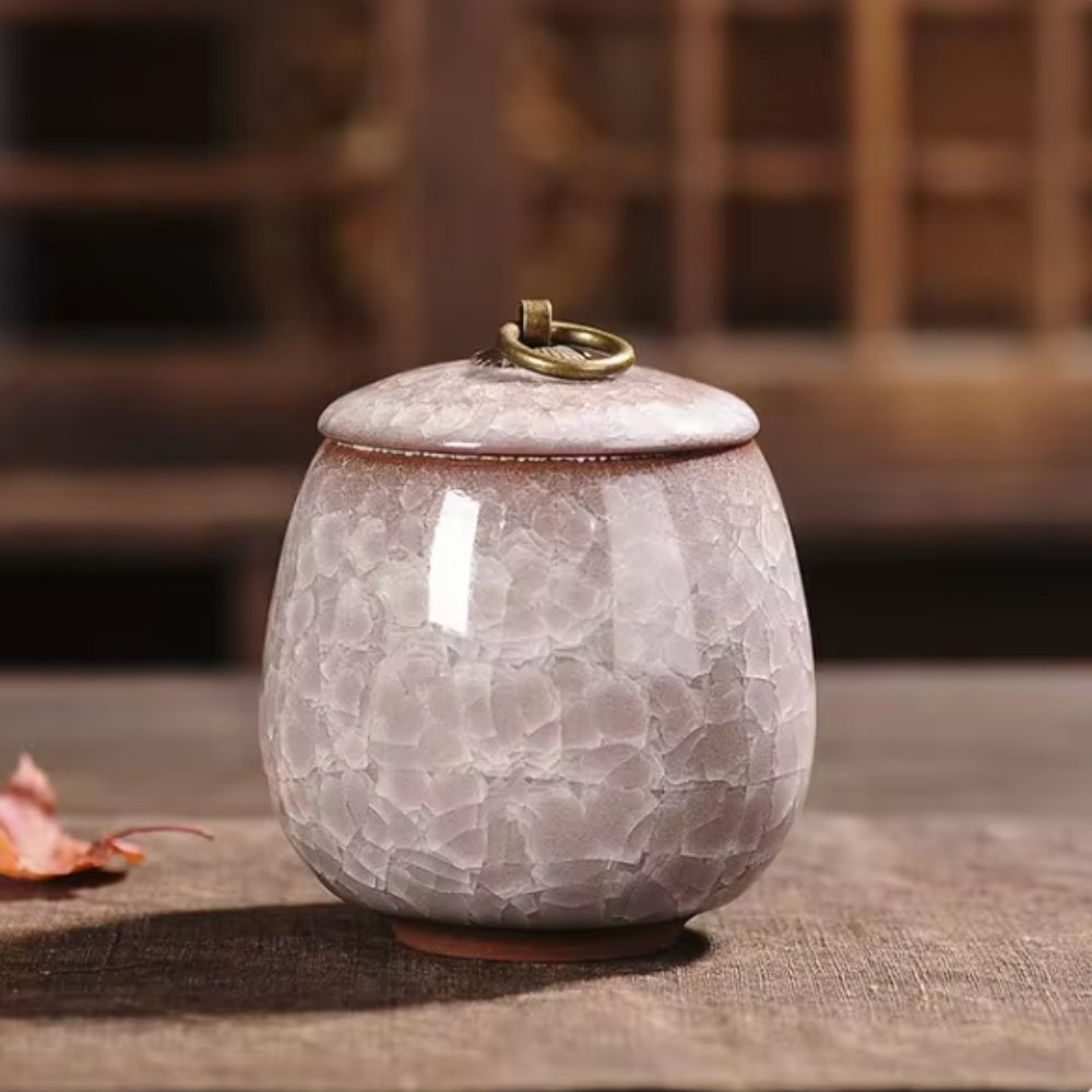 Dog & Cat Urn | Handcrafted Ceramic Cat-Shaped | Waterproof & Durable | Keepsake Memorial