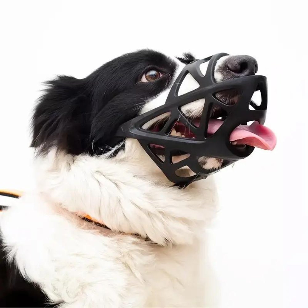 Dog Muzzle | Anti-Bite & Anti-Bark Design | Breathable Soft Fabric | Comfortable Fit