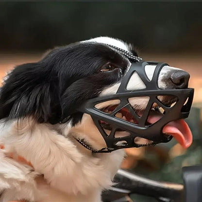 Dog Muzzle | Anti-Bite & Anti-Bark Design | Breathable Soft Fabric | Comfortable Fit