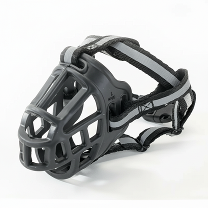 Dog Muzzle | Soft Breathable Polyester Mesh | Adjustable Straps | Comfortable Fit