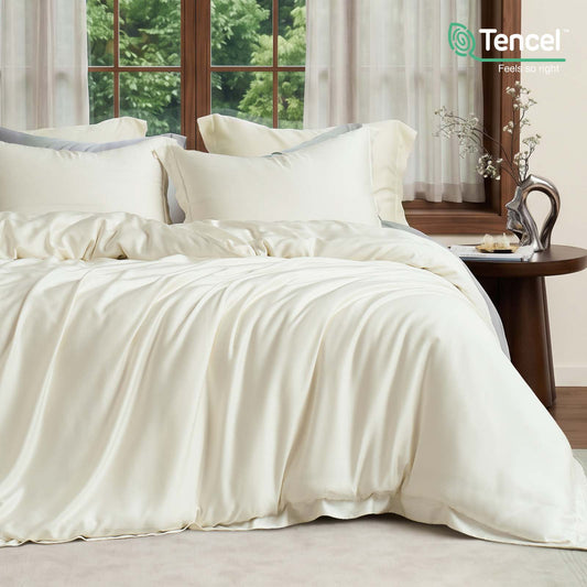 Duvet Cover Set | Cooling & Moisture-Wicking | Lightweight Lyocell | Comfortable Sleep