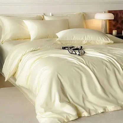 Duvet Cover Set | Silky Cooling Bamboo Viscose | Zipper Closure | Lightweight Summer Comfort