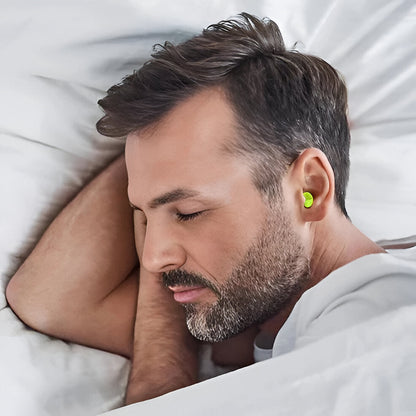 Ear Plugs for Snoring | Noise-Reducing Soft Silicone | Reusable & Hypoallergenic | Peaceful Sleep
