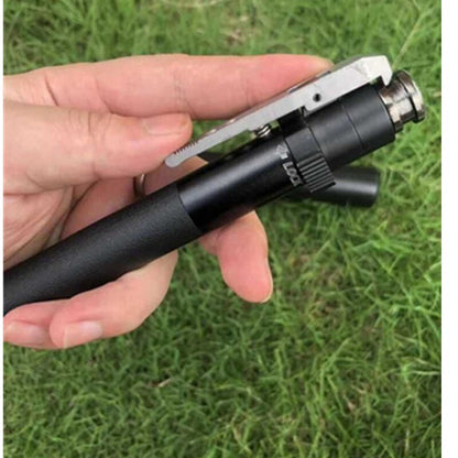 Extendable Self-Defense Stick | Automatic Quick-Extend | 15.5 in Reach | Metal Construction