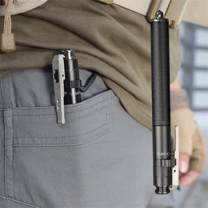 Extendable Self-Defense Stick | Automatic Quick-Extend | 15.5 in Reach | Metal Construction