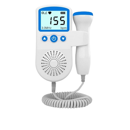 Fetal Doppler Monitor | 3MHz Probe | Backlit LCD & Built-In Speaker | Home & Professional Use