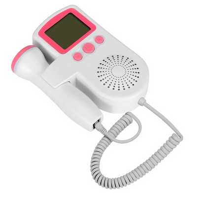 Fetal Doppler Monitor | 3MHz Probe | Backlit LCD & Built-In Speaker | Home & Professional Use