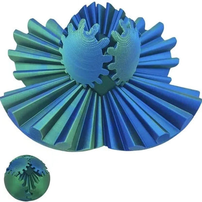 Fidget Toy | Steampunk Gear Ball | Pocket-Sized | Multicolor Options