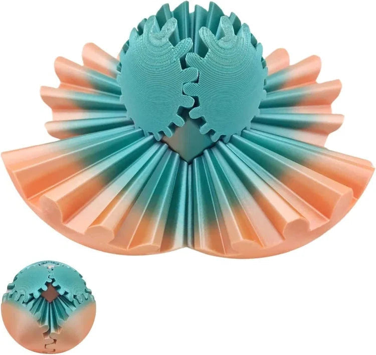 Fidget Toy | Steampunk Gear Ball | Pocket-Sized | Multicolor Options