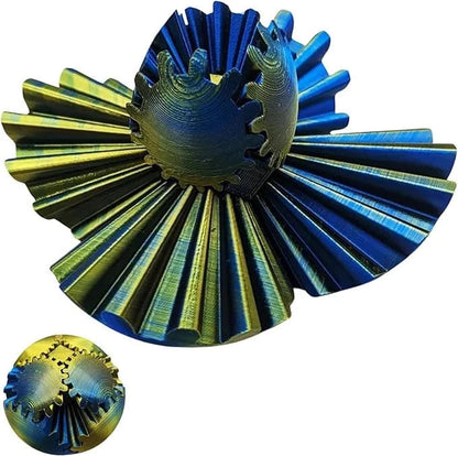 Fidget Toy | Steampunk Gear Ball | Pocket-Sized | Multicolor Options