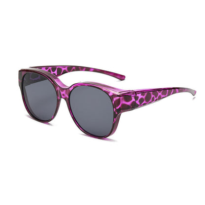 Fit-Over Sunglasses for Glasses | Polarized Cat-Eye | Scratch-Resistant Lenses