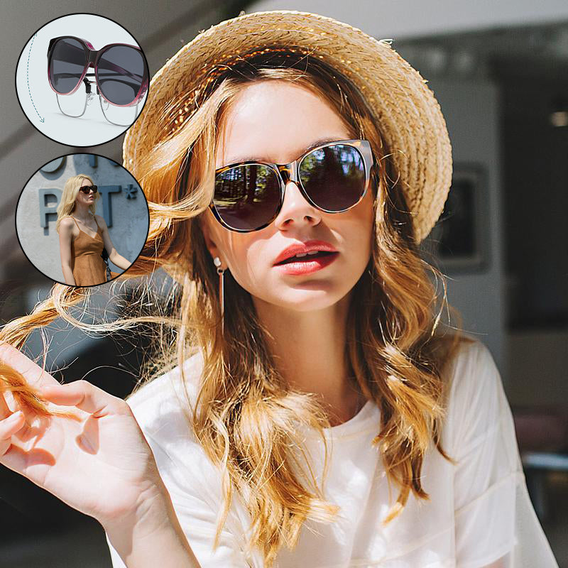 Fit-Over Sunglasses for Glasses | Polarized Cat-Eye | Scratch-Resistant Lenses