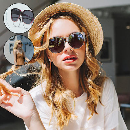 Fit-Over Sunglasses for Glasses | Polarized Cat-Eye | Scratch-Resistant Lenses