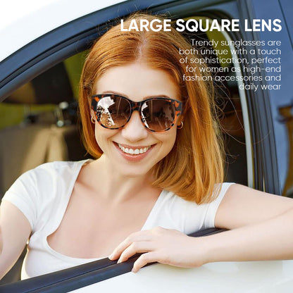 Fit-Over Sunglasses for Glasses | Polarized Cat-Eye | Scratch-Resistant Lenses