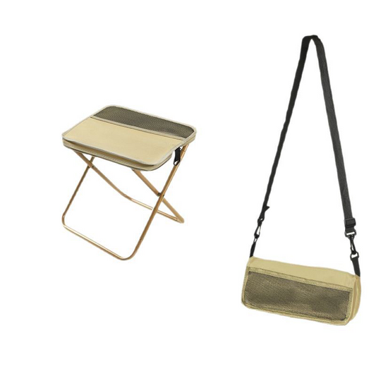 Foldable Backpack Stool | Portable Seat | Durable Oxford Fabric | Supports 330 lb
