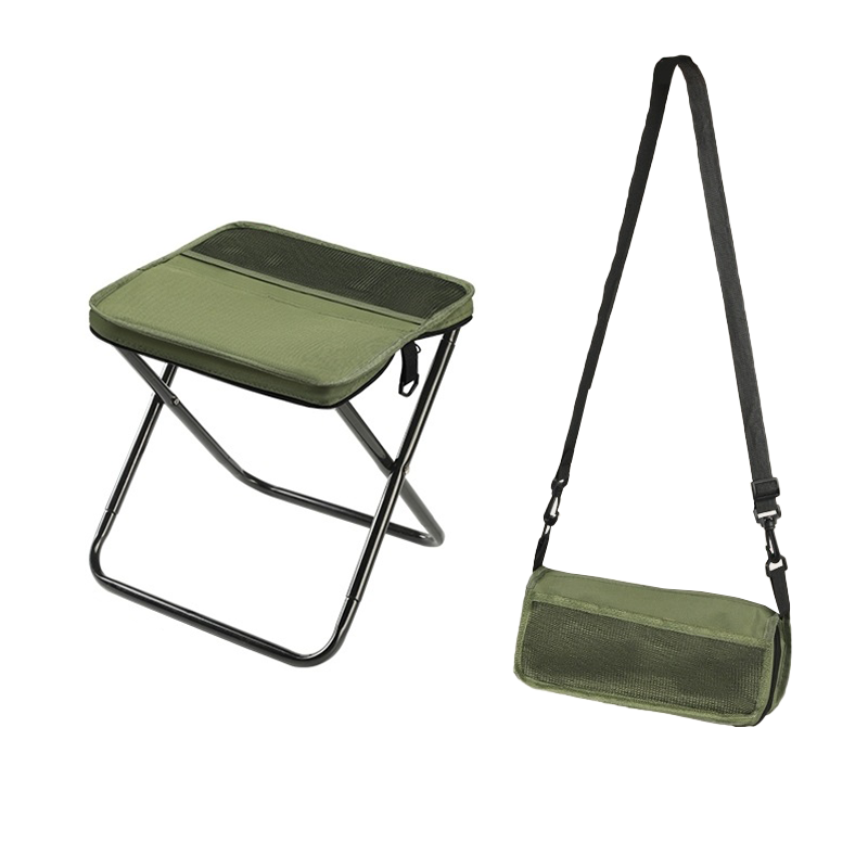 Foldable Backpack Stool | Portable Seat | Durable Oxford Fabric | Supports 330 lb