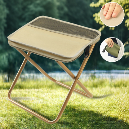 Foldable Backpack Stool | Portable Seat | Durable Oxford Fabric | Supports 330 lb