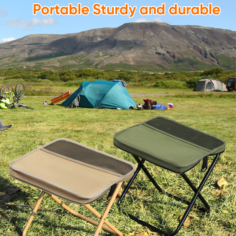 Foldable Backpack Stool | Portable Seat | Durable Oxford Fabric | Supports 330 lb