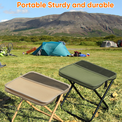 Foldable Backpack Stool | Portable Seat | Durable Oxford Fabric | Supports 330 lb