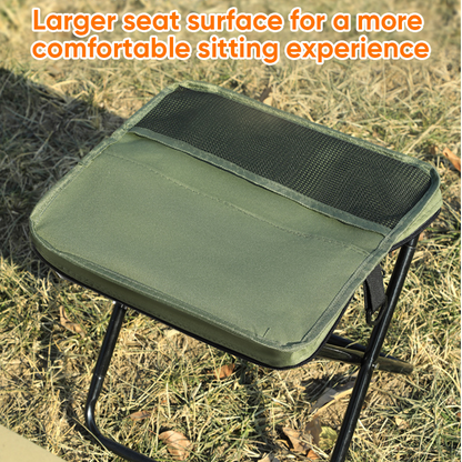 Foldable Backpack Stool | Portable Seat | Durable Oxford Fabric | Supports 330 lb