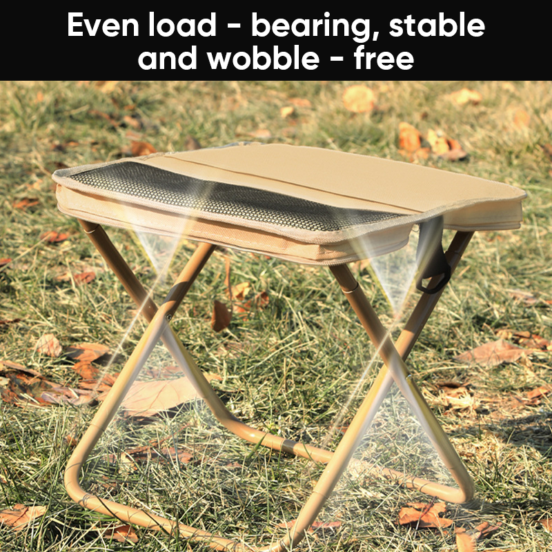 Foldable Backpack Stool | Portable Seat | Durable Oxford Fabric | Supports 330 lb