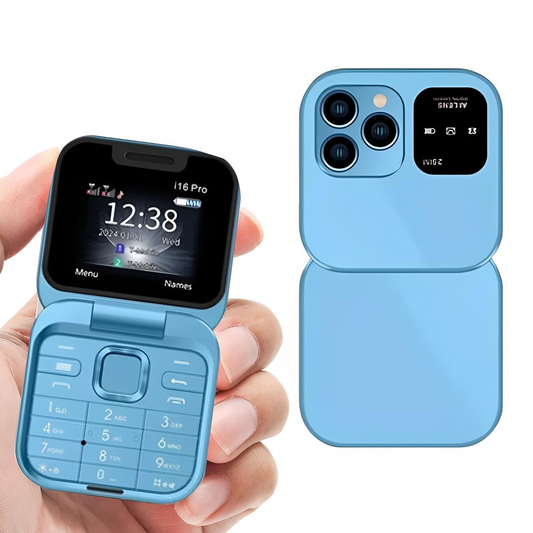 Foldable Flip Phone | Dual SIM & TF Card Support | 1.77 in HD Screen