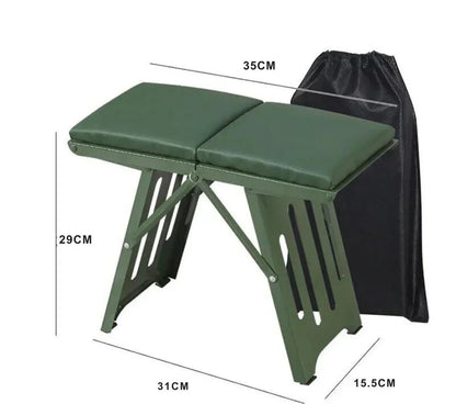 Folding Camping Chair | Adjustable Back Support | Polyester & Steel Frame | 120 kg Capacity