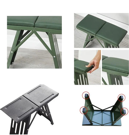 Folding Camping Chair | Adjustable Back Support | Polyester & Steel Frame | 120 kg Capacity