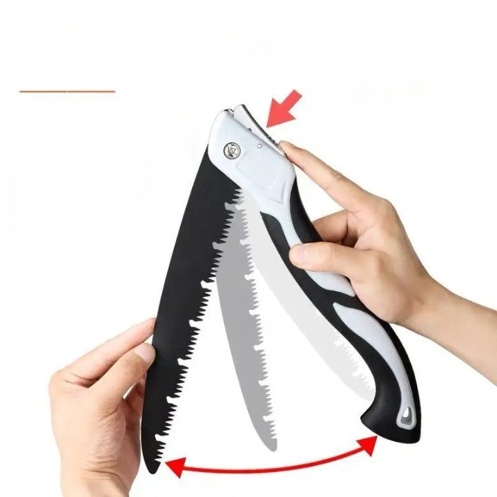 Folding Pruning Saw | Coarse-Toothed Blade | Lightweight & Portable | Camping and Gardening