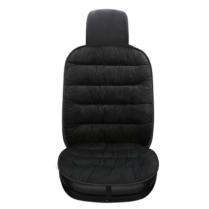 Front Car Seat Cushion Pad | Quilted Short Plush | 19.1 in x 40.6 in | Comfortable Fit