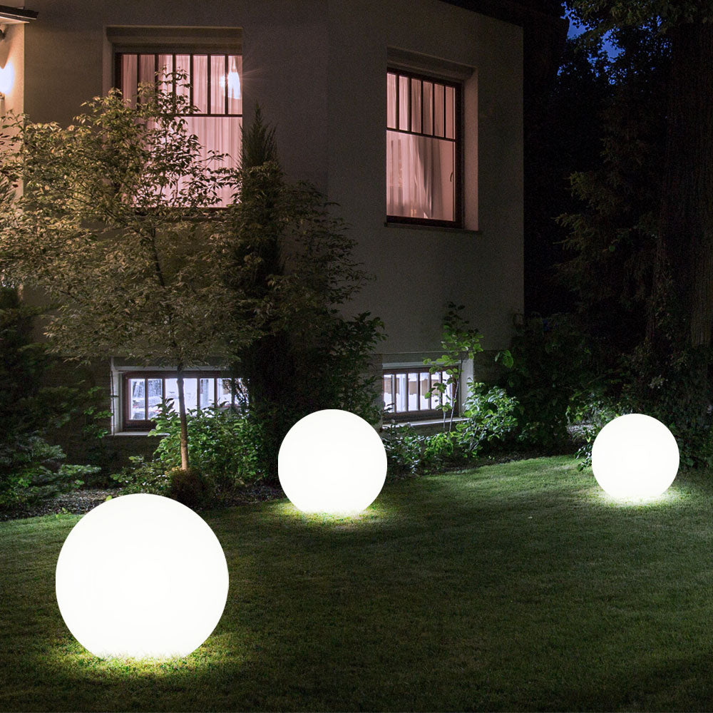 Garden Light | Color-Changing Spherical LED | Weatherproof & Rechargeable | 10-Hour Runtime