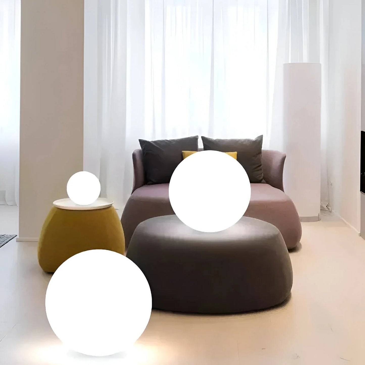 Garden Light | Color-Changing Spherical LED | Weatherproof & Rechargeable | 10-Hour Runtime