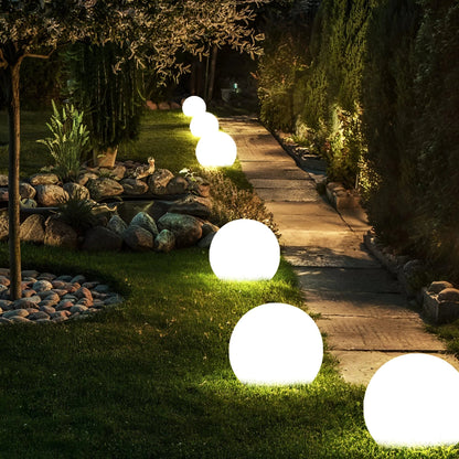 Garden Light | Color-Changing Spherical LED | Weatherproof & Rechargeable | 10-Hour Runtime