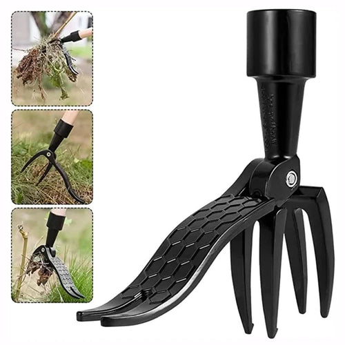 Garden Weed Puller | Adjustable Long Handle & Detachable | Stainless Steel | Ergonomic Design