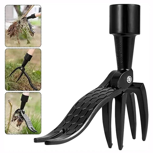 Garden Weed Puller | Adjustable Long Handle & Detachable | Stainless Steel | Ergonomic Design