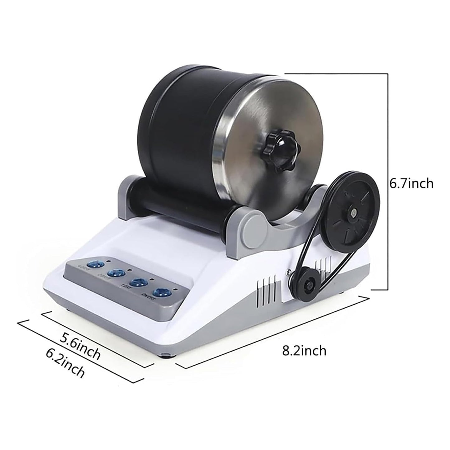 Gemstone Tumbler Kit for Beginners | Quiet, Leak-Proof | Digital Timer