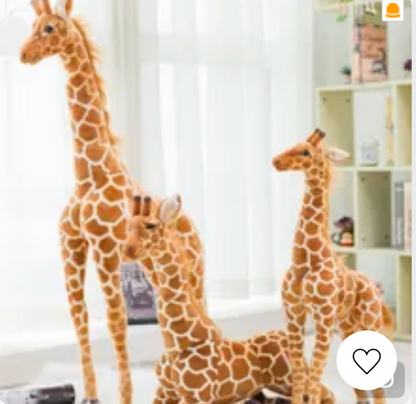 Giant Plush Giraffe Toy for Kids | Oversized Realistic Design | Ultra-Soft Plush Cuddly Companion
